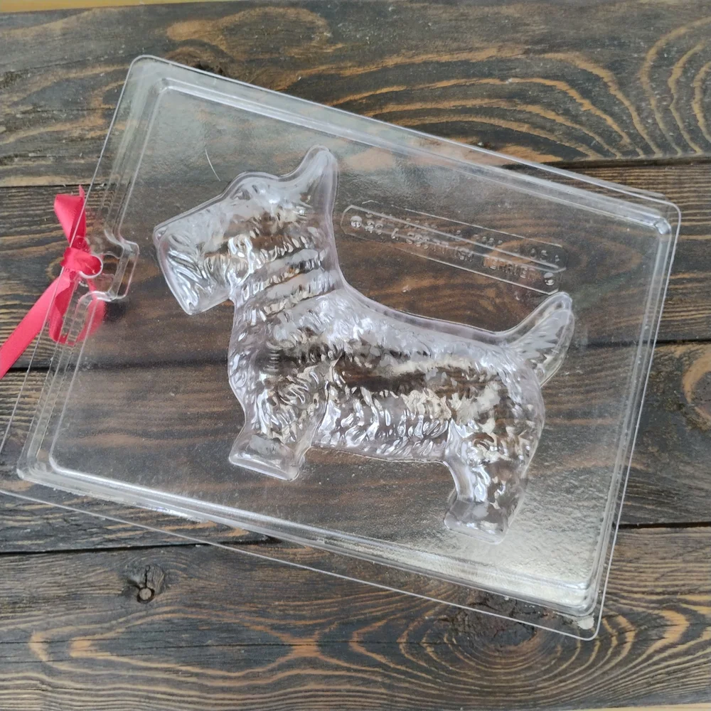 Scottish Terrier 3D Dog Chocolate Mold - Side A Side B Scottie